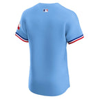 Texas Rangers Nike Alternate Vapor Premier Elite Patch Jersey - Light Blue