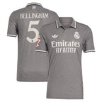 Jude Bellingham Los Merengues adidas Originals 2024/25 Third Authentic Player Jersey - Charcoal