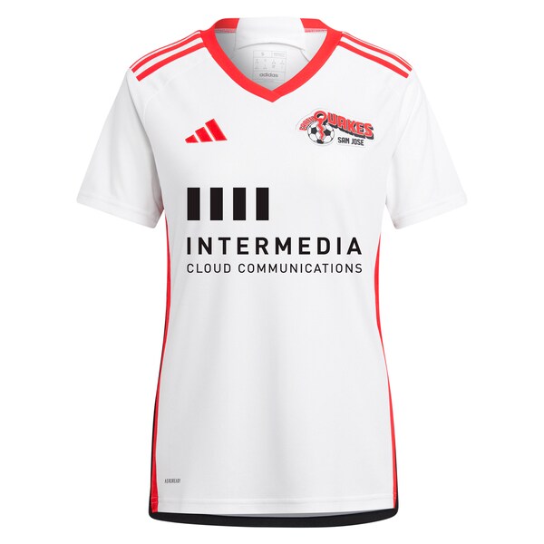 Cristian Espinoza San Jose Earthquakes adidas Women's 2024 The 50 Kit Replica Player Jersey - White