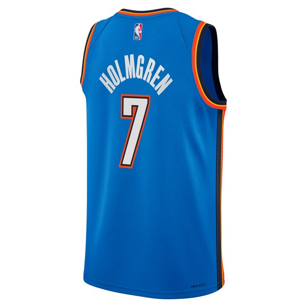 Chet Holmgren Oklahoma City Thunder Nike Youth Swingman Jersey - Icon Edition - Blue