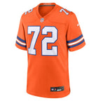 Garrett Bolles Denver Broncos Nike Mile High Collection 1977 Throwback Player Game Jersey - Orange