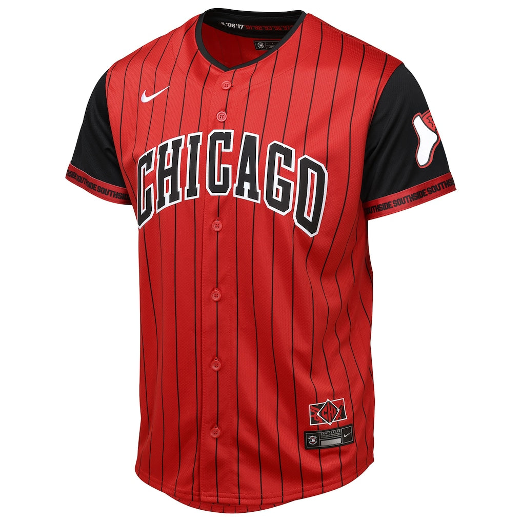 Chicago White Sox Youth 2025 City Connect Limited Jersey - Red/Black
