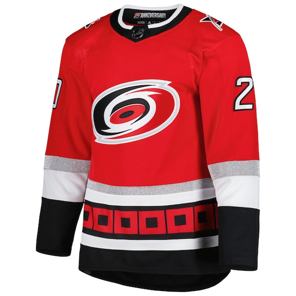 Sebastian Aho Carolina Hurricanes adidas Alternate Primegreen Authentic Player Jersey - Red
