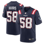 Marcus Harris New England Patriots Nike Team Game Jersey -  Navy