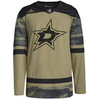 Dallas Stars adidas Military Appreciation Team Authentic Custom Practice Jersey - Camo