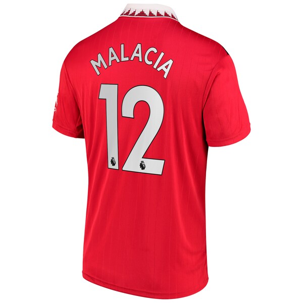 Tyrell Malacia Manchester United adidas 2022/23 Home Replica Player Jersey - Red