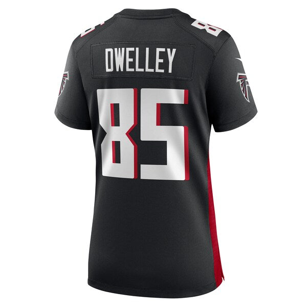 Ross Dwelley Atlanta Falcons Nike Women's  Game Jersey -  Black