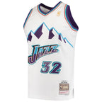 Karl Malone Utah Jazz 1996/97 Hardwood Classics Swingman Jersey - White