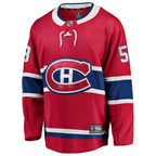 Noah Dobson Montreal Canadiens  Home Breakaway Jersey - Red