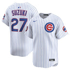 Seiya Suzuki Chicago Cubs Nike 2025 MLB World Tour: Tokyo Series Home Limited Player Jersey - White