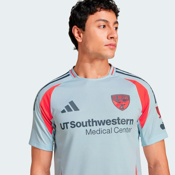 FC Dallas adidas 2025 The Inferno Kit Authentic Jersey - Light Blue